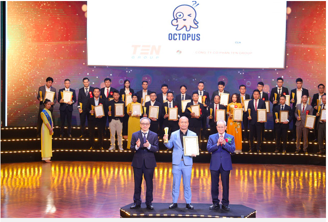 OCTOPUS của TEN Group được vinh danh ở lĩnh vực Quản lý bán hàng, phân phối, bán lẻ và chuỗi cung ứng – Giải thưởng Sao Khuê 2021