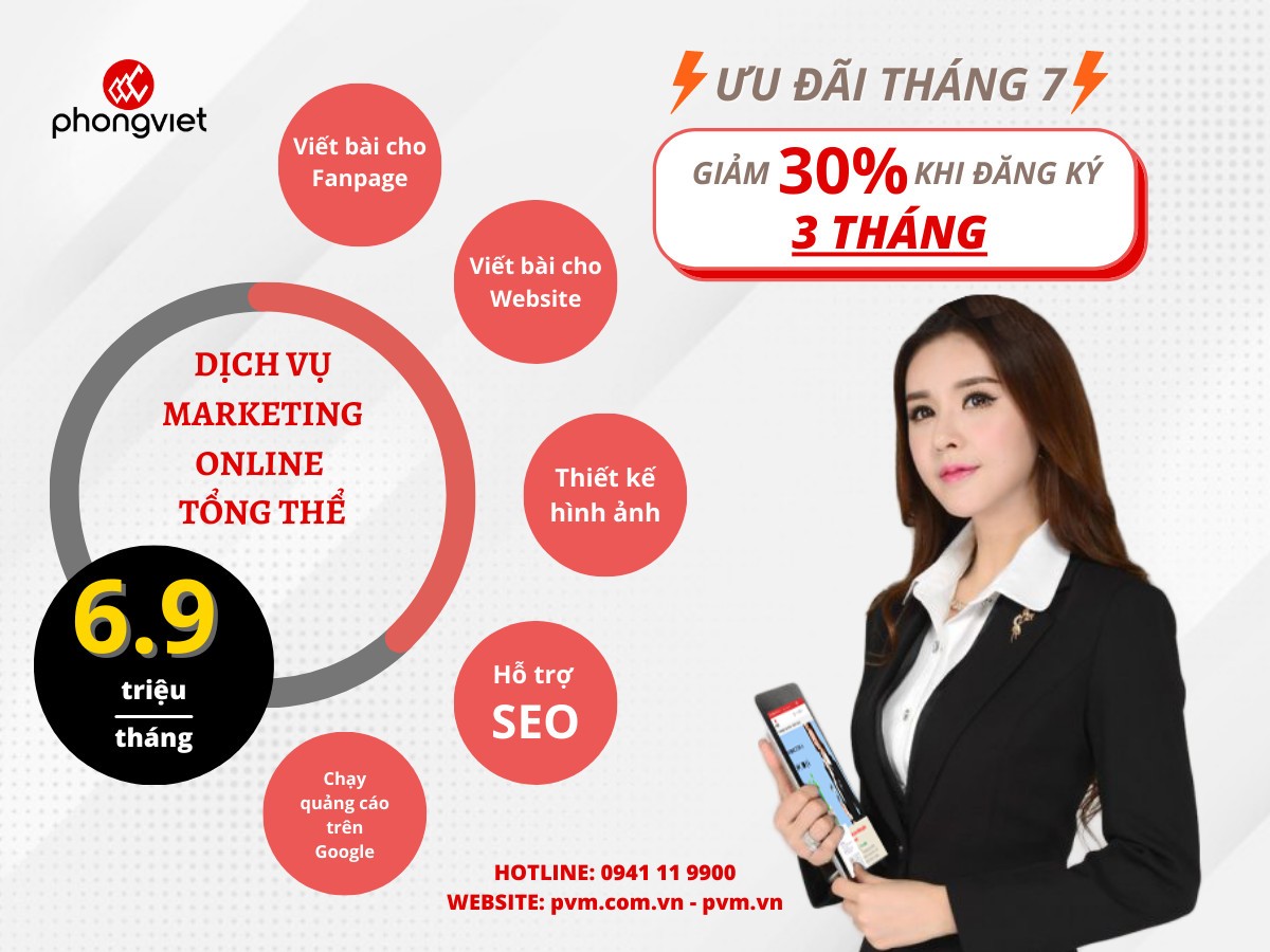 Phong Việt – Đơn vị chuyên cung cấp Dịch Vụ Marketing Online Tổng Thể cho Doanh nghiệp